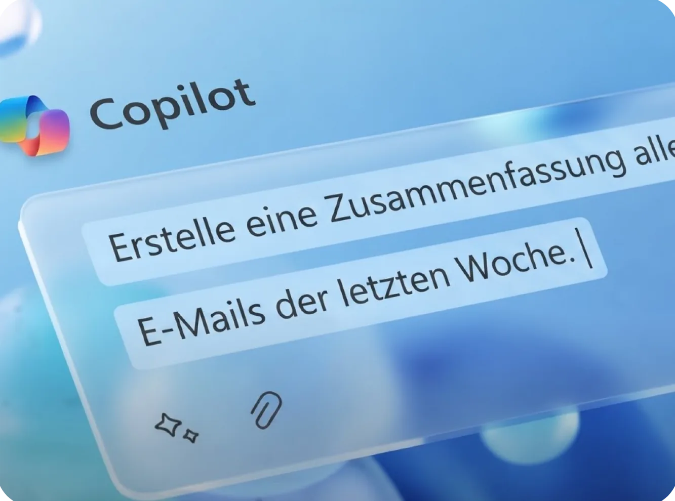 Copilot-Prompt: Zusammenfassung der E-Mails der letzten Woche